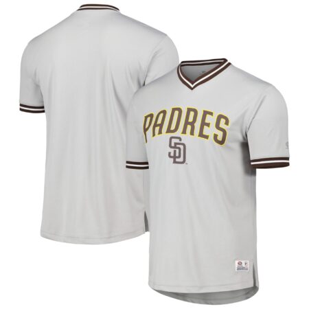 Men's Gray San Diego Padres V-Neck Jersey