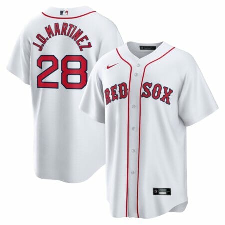 Men's Nike J.D. Martinez White Boston Red Sox Home Replica Player Name Jersey