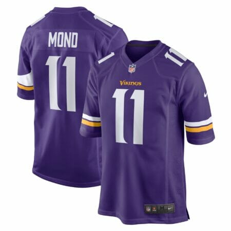 Men's Nike Kellen Mond Purple Minnesota Vikings Game Jersey