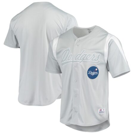 Men's Stitches Gray Los Angeles Dodgers Chase Jersey