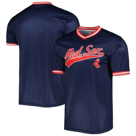 Men's Stitches Navy Boston Red Sox Cooperstown Collection Team Jersey