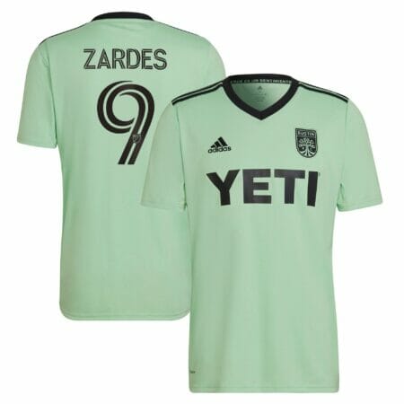 Men's adidas Gyasi Zardes Mint Austin FC 2023 The Sentimiento Kit Replica Player Jersey