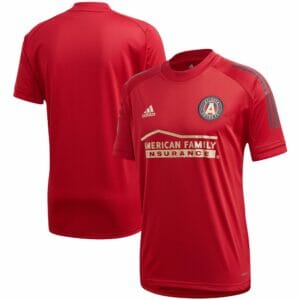Men's adidas Red Atlanta United FC 2020 On-Field Training Jersey