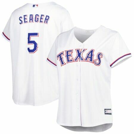 Women's Corey Seager White Texas Rangers Plus Size Replica Player Jersey