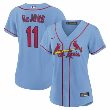 Women's Nike Paul DeJong Light Blue St. Louis Cardinals Alternate Replica Player Jersey