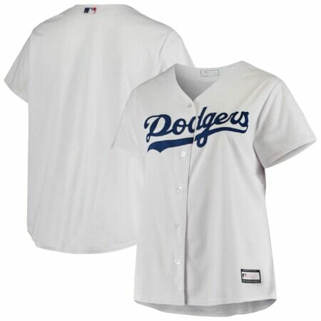 Women's White Los Angeles Dodgers Plus Size Sanitized Replica Team Jersey