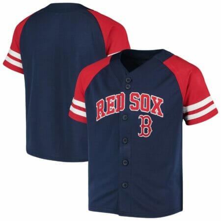 Youth Navy/Red Boston Red Sox Team Jersey