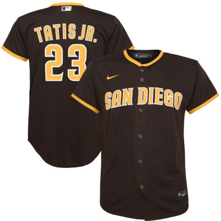 Youth Nike Fernando Tatis Jr. Brown San Diego Padres Road Replica Player Jersey