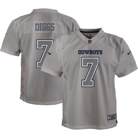 Youth Nike Trevon Diggs Gray Dallas Cowboys Atmosphere Game Jersey