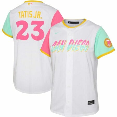 Infant Nike Fernando Tatis Jr. White San Diego Padres 2022 City Connect Player Jersey