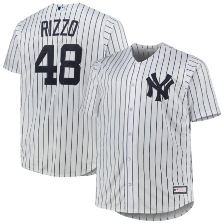 Men's Anthony Rizzo White New York Yankees Big & Tall Replica Player Jersey