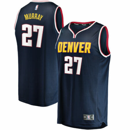 Men's Fanatics Branded Jamal Murray Blue Denver Nuggets Fast Break Replica Jersey - Icon Edition