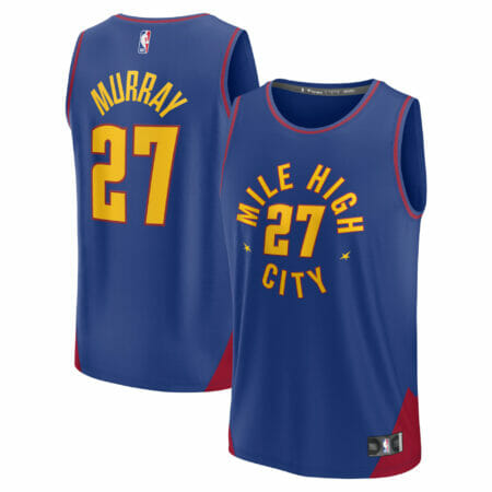 Youth Fanatics Branded Jamal Murray Blue Denver Nuggets 2022/23 Fast Break Player Jersey - Statement Edition