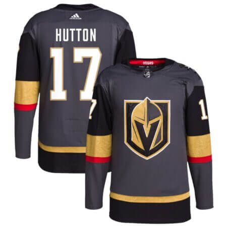 Ben Hutton Men's adidas Gray Vegas Golden Knights Alternate Authentic Pro Custom Jersey