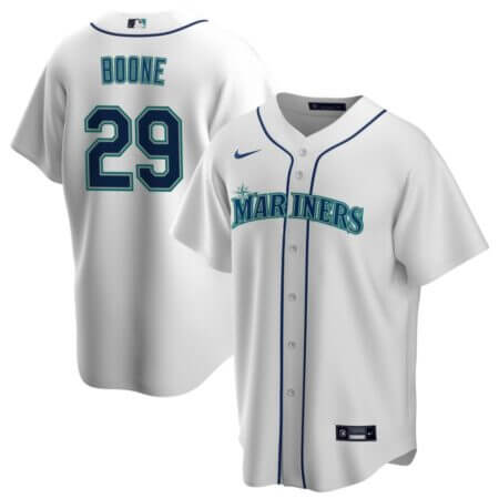 Bret Boone Men's Nike White Seattle Mariners Home Pick-A-Player Retired Roster Replica Jersey