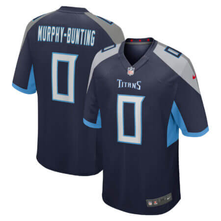 Men's Nike Sean Murphy-Bunting Navy Tennessee Titans Game Player Jersey