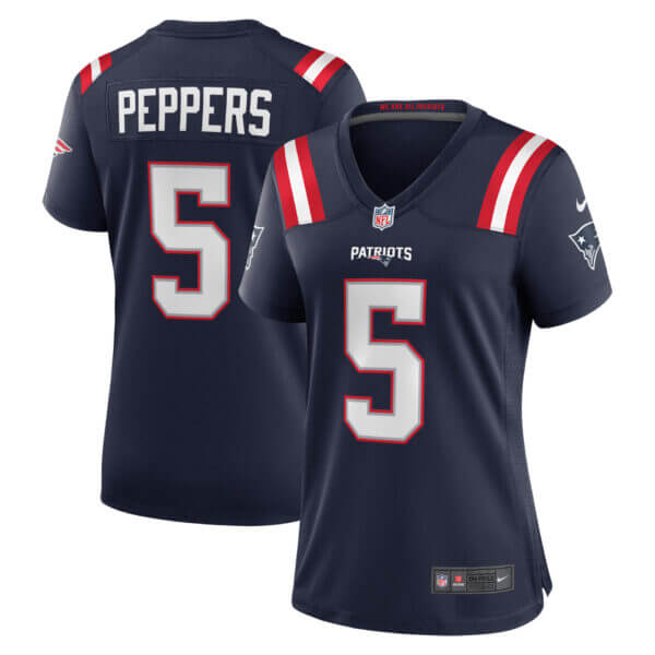 Women's Nike Jabrill Peppers Navy New England Patriots Game Player Jersey