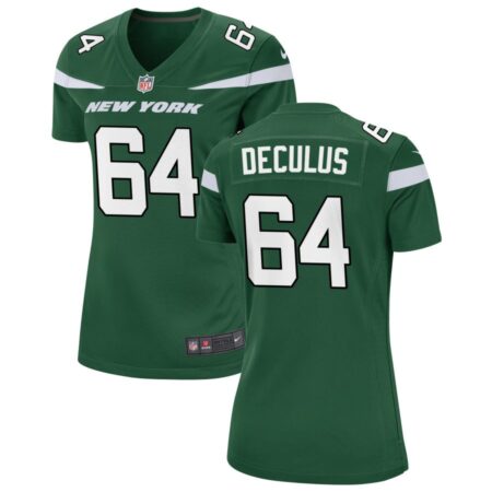 Austin Deculus Women's Nike Gotham Green New York Jets Custom Game Jersey