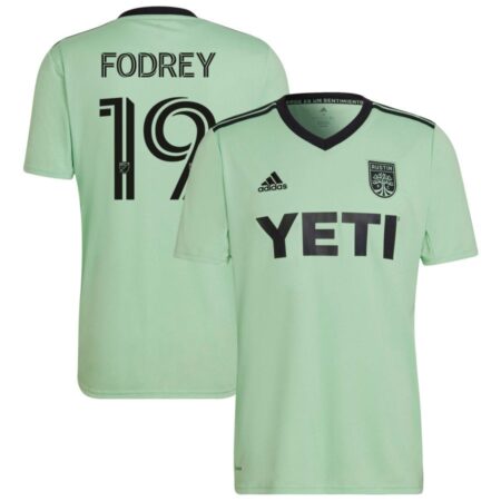 CJ Fodrey Men's adidas Mint Austin FC 2022 The Sentimiento Kit Replica Custom Jersey