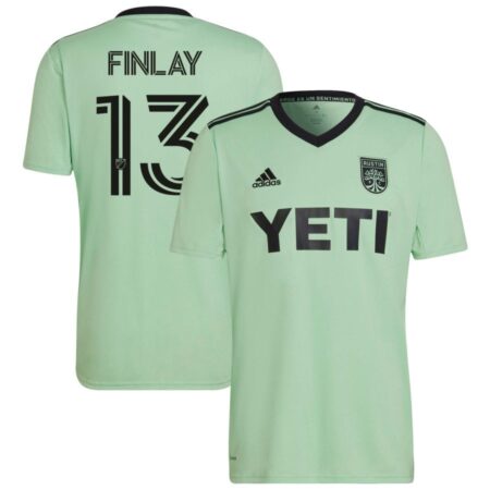 Ethan Finlay Men's adidas Mint Austin FC 2022 The Sentimiento Kit Replica Custom Jersey
