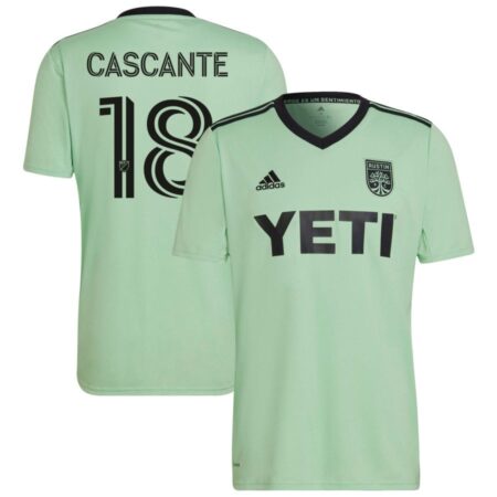 Julio Cascante Men's adidas Mint Austin FC 2022 The Sentimiento Kit Replica Custom Jersey