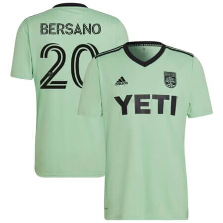 Matt Bersano Men's adidas Mint Austin FC 2022 The Sentimiento Kit Replica Custom Jersey