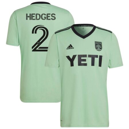 Matt Hedges Men's adidas Mint Austin FC 2022 The Sentimiento Kit Replica Custom Jersey