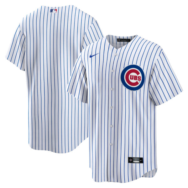 Men's Nike White Chicago Cubs Home Replica Team Jersey