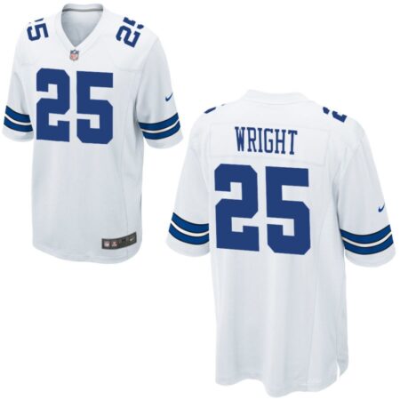Nahshon Wright Nike Dallas Cowboys Custom Youth Game Jersey