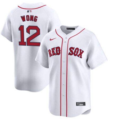 Connor Wong Youth Nike White Boston Red Sox Home Limited Custom Jersey