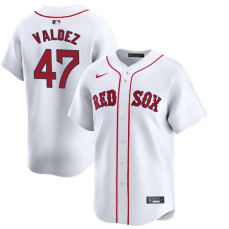 Enmanuel Valdez Youth Nike White Boston Red Sox Home Limited Custom Jersey
