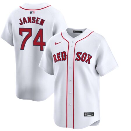 Kenley Jansen Youth Nike White Boston Red Sox Home Limited Custom Jersey
