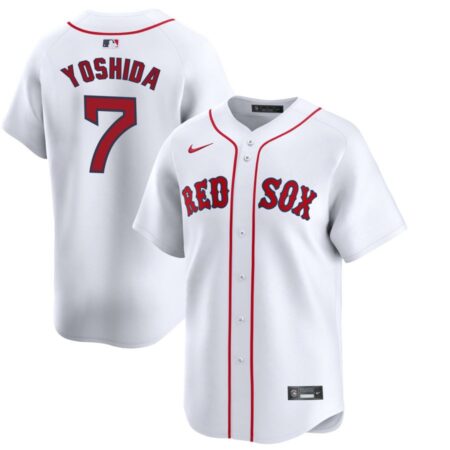 Masataka Yoshida Youth Nike White Boston Red Sox Home Limited Custom Jersey