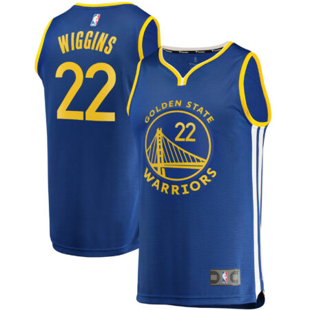 Men's Fanatics Branded Andrew Wiggins Royal Golden State Warriors Fast Break Replica Jersey - Icon Edition