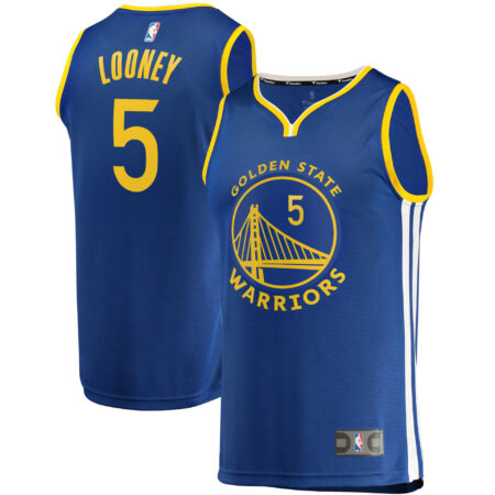 Men's Fanatics Branded Kevon Looney Blue Golden State Warriors Fast Break Replica Jersey - Icon Edition