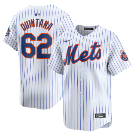 Men's Nike Jose Quintana White New York Mets Home Limited Player Jersey