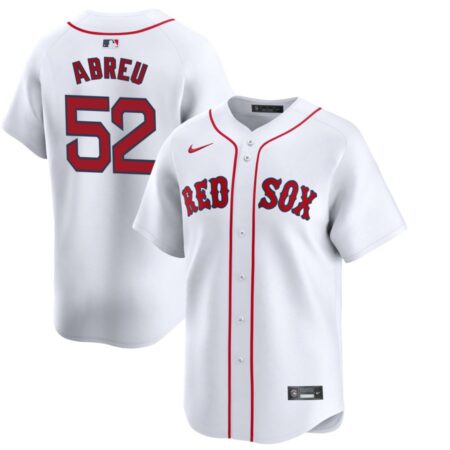 Wilyer Abreu Youth Nike White Boston Red Sox Home Limited Custom Jersey